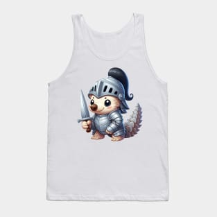 Cute Pangolin Knight Tank Top